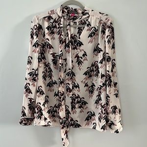Pink Floral Blouse